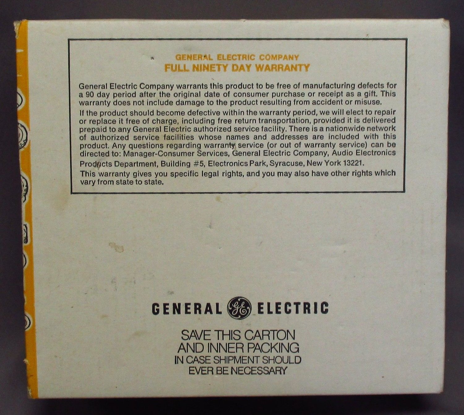 General Electric 3-5804D